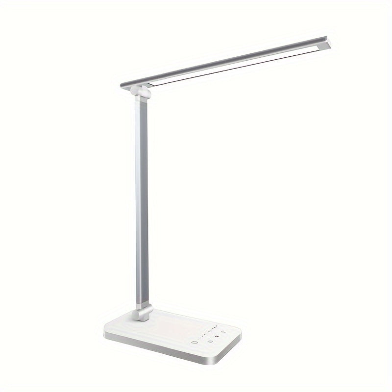 Versatile Adjustable LED Desk Lamp with 5 Lighting Levels & 45-Minute Auto Timer