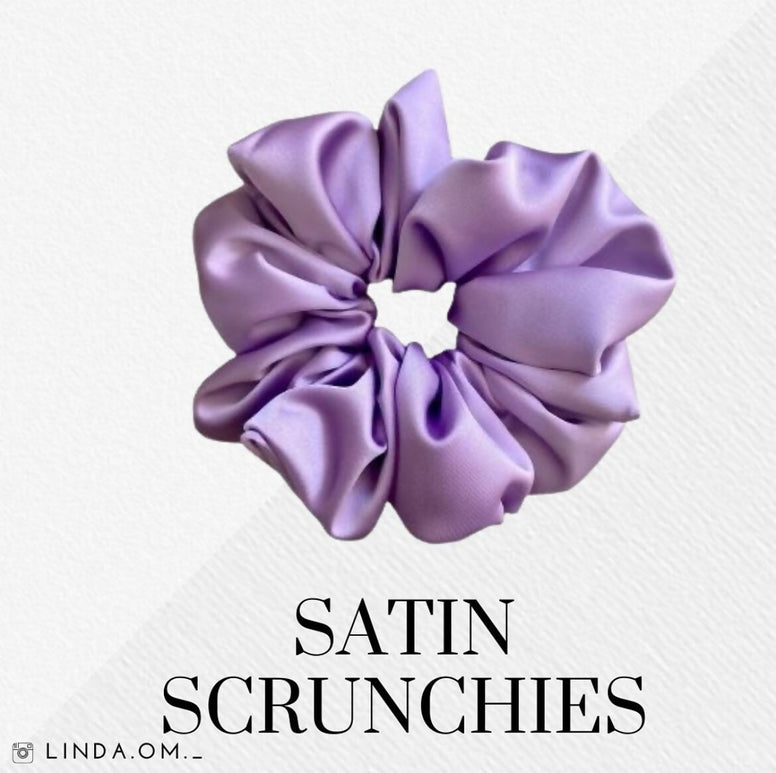 Satin hair ties