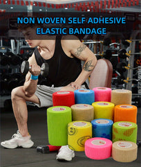 Ultimate Support: Elastic Non-Woven Sports Bandage for All Injuries - Foot, Finger, Ankle, Arm, Knee