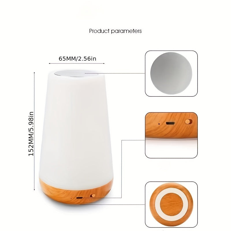 Versatile Portable Dimmable Touch Lamp with USB Charging