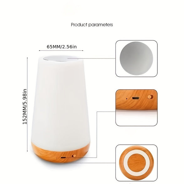 Versatile Portable Dimmable Touch Lamp with USB Charging