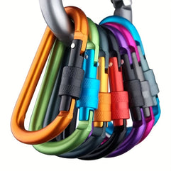 Versatile 5-Pack Aluminum Carabiners