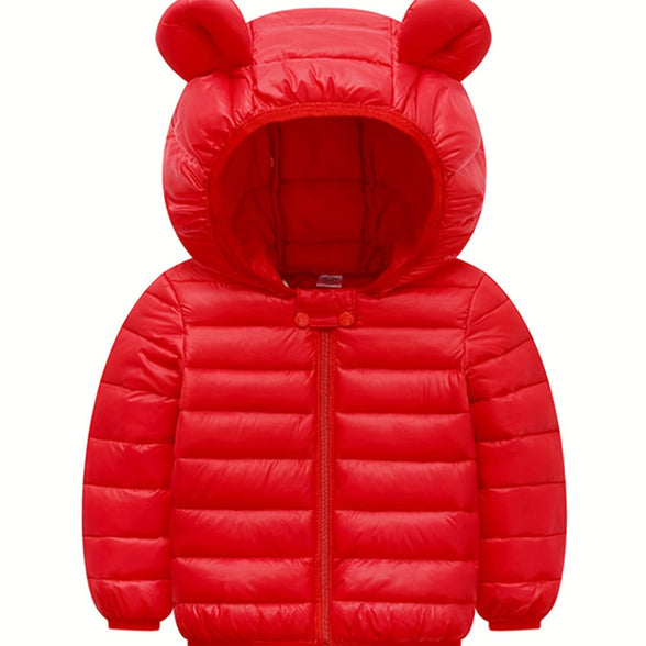 Adorable 3D Ear Hooded Coat for Babies & Toddlers