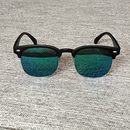 1pc Boys Y2K Colorful Retro Square Glasses, Stylish Accessories, Photo Props, Decorative Glassses, Perfect For Outdoor Sports And Travel