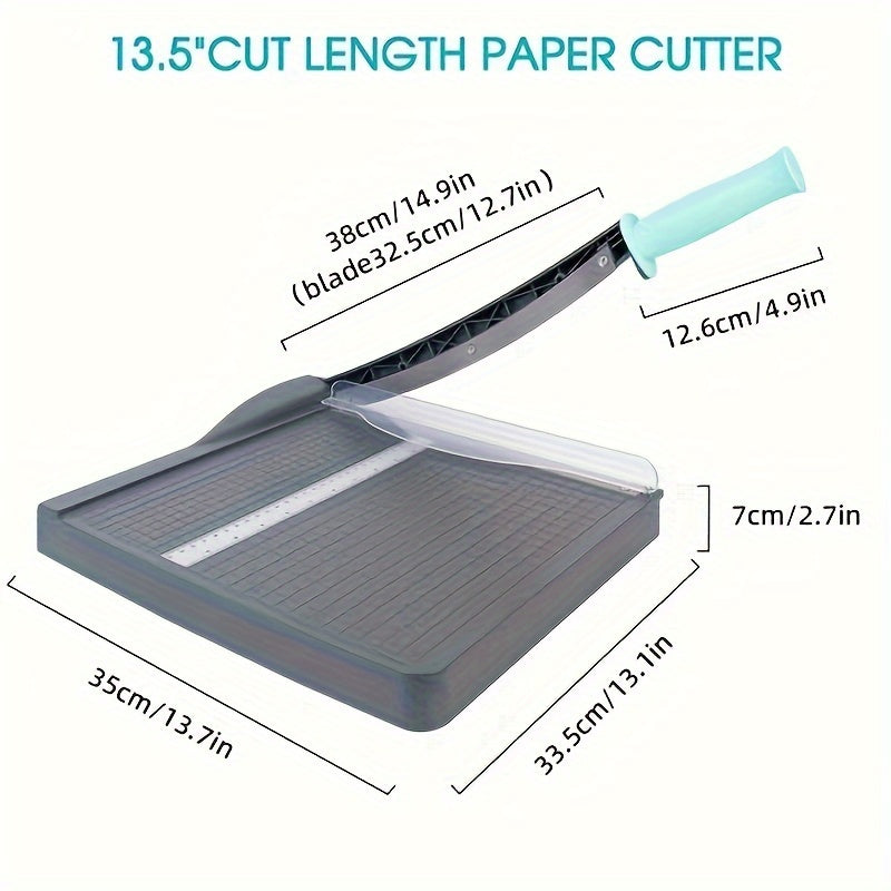 12 Inch Paper Cutter with Guard and Blade Lock Efficient Cutting Tool