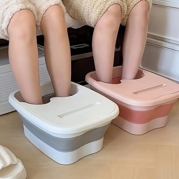 Portable Foldable Foot Spa with Massage Roller