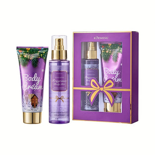 Romantic Body Care Gift Set Body Lotion and Body Spray for Women Moisturizing Softening and Fragrant Skin