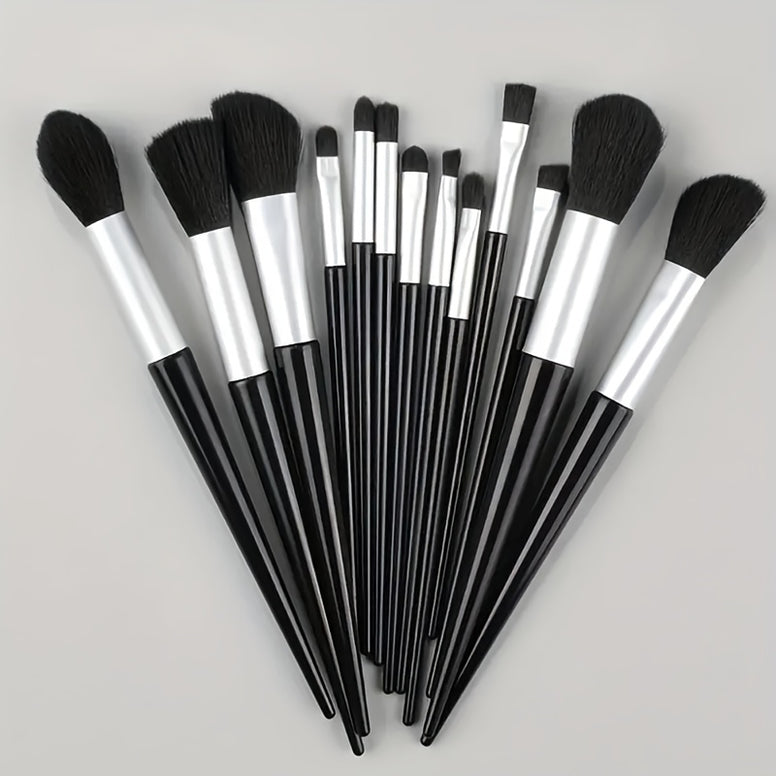 13-Piece Soft Makeup Brush Set: Perfect for Foundation, Blending, and Eye Shadow Application