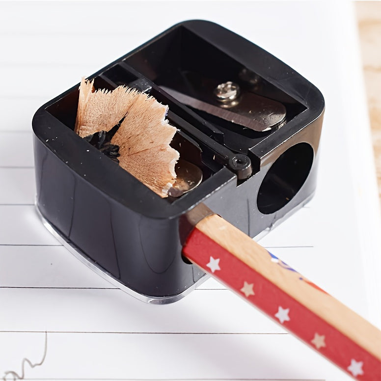 Versatile Double-Hole Cosmetic Pencil Sharpener