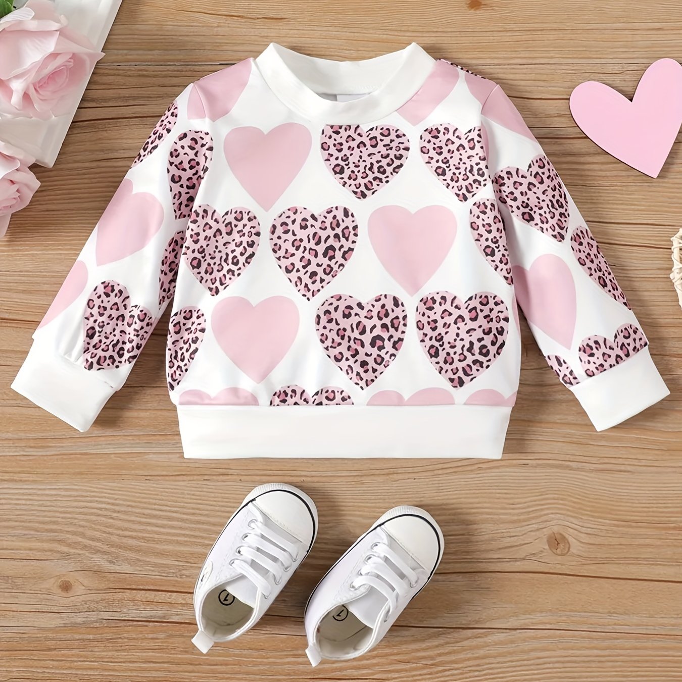 Leopard Love Printed Toddler Sweatshirt