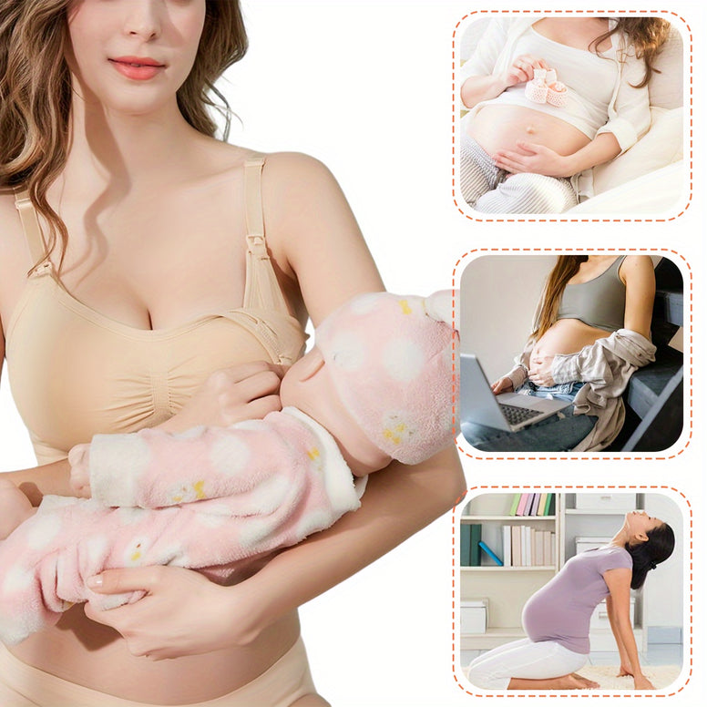 Flexible Maternity Bra with Easy Nursing Access