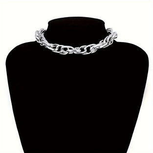 Personalized Thick Chain Punk Necklace for Women and Men