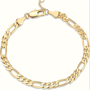 Stylish Adjustable Link Chain Bracelet for Womens Everyday Wear