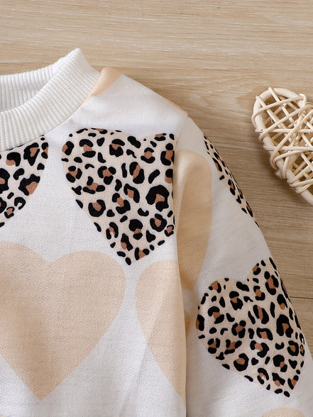 Leopard Love Printed Toddler Sweatshirt