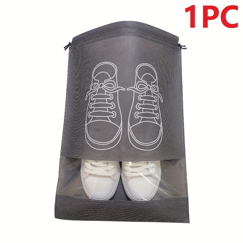 Travel Shoe Bag: Dustproof Lightweight Drawstring Pouch for Easy Transportation