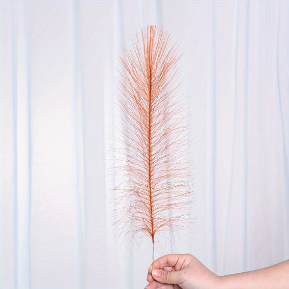 Bohemian Elegance: Set of 5 Artificial Pampas Grass