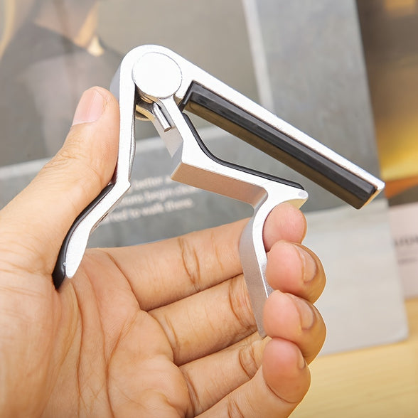 Premium Aluminum Alloy Guitar Capo: Quick Change Clamp for Guitarists of All Styles