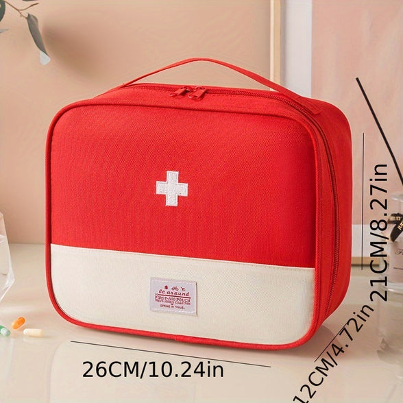 3-Piece Set: Travel Portable Medicine Bag for Outdoor Sports and First Aid Kit