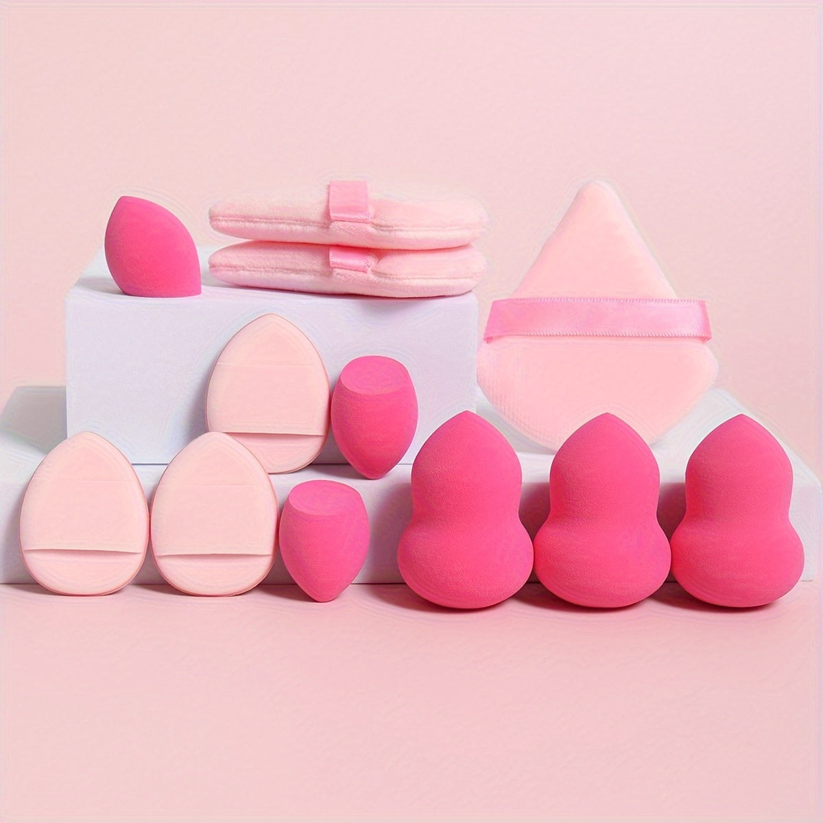 12-Piece All-Purpose Makeup Sponge Puff Set: The Ultimate Beauty Blending Collection