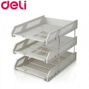 DELI FILE TRAY 9209 THREE DOCUMENT LAYERS