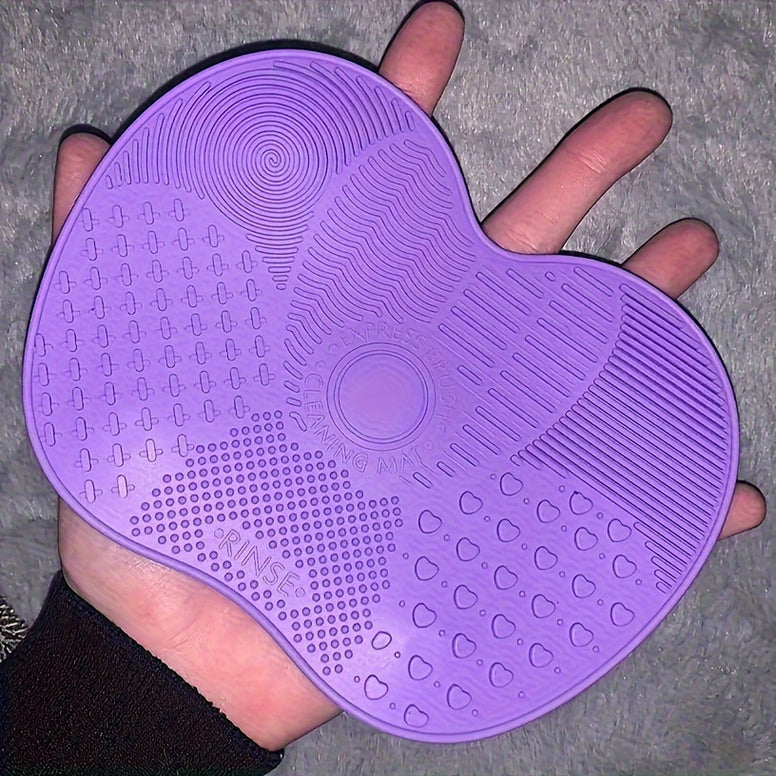 Versatile Silicone Scrub Pad with Suction Cup