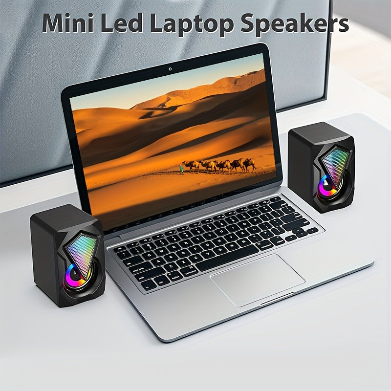 Deep Bass Stereo 2. 0 USB Multimedia Speakers for PC/Laptop/Desktop - Compact Power!