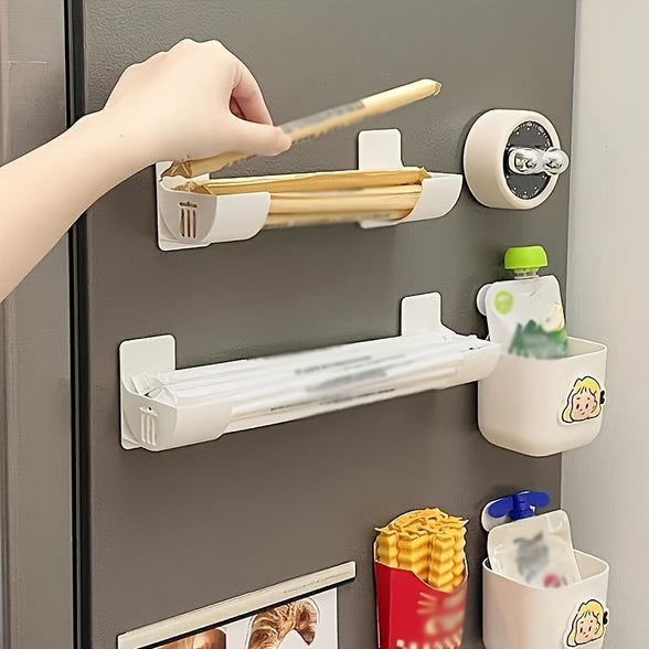 4-Piece Multifunctional Wall-Mounted Storage Rack