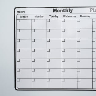 Magnetic Dry Erase Monthly Calendar for Refrigerator