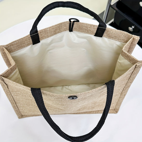 2024 New Fashionable Commuter Bag: Large Capacity Versatile Handbag for Daily Use