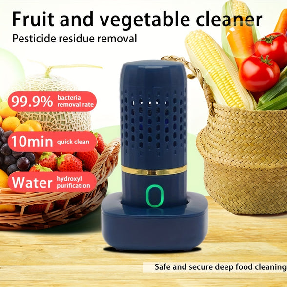 USB Rechargeable Capsule Type Fruit and Vegetable Washer 4400mAh