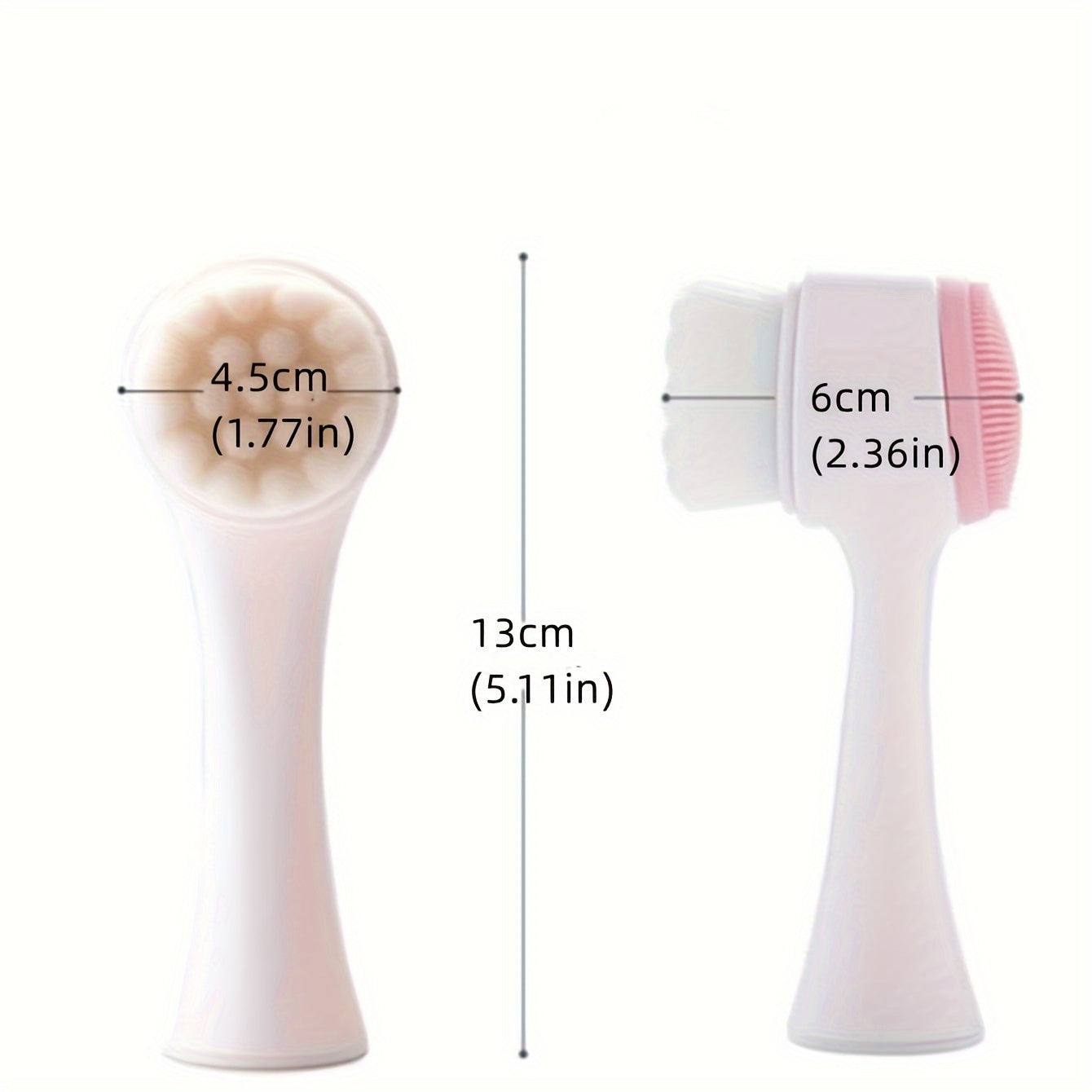 Double-Sided Silicone Facial Cleansing Brush: The Ultimate Skincare Tool