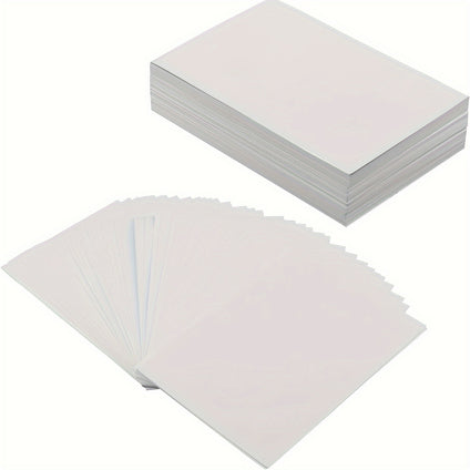 50 Sheets White Blank Cardstock