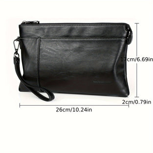 1pc Men's Fashionable And Casual Large Capacity Envelope Bag, Portable Bag, Men's Handbag For Going Out