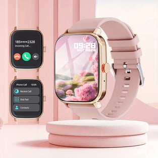 Fashion Meets Function: Stylish Women's Smartwatch with Wireless Calling, Fitness & More