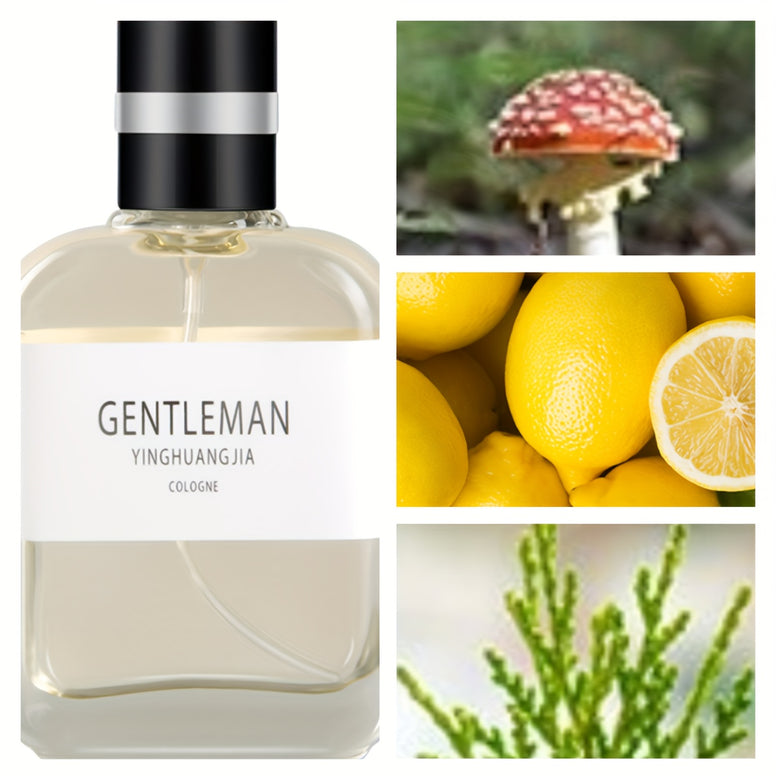 Gentleman Eau De Toilette Spray Refreshing Cologne for Daily Use Warm Masculine Scent Perfect Gift for Any Occasion Long Lasting Fragrance Suitable for Casual Events