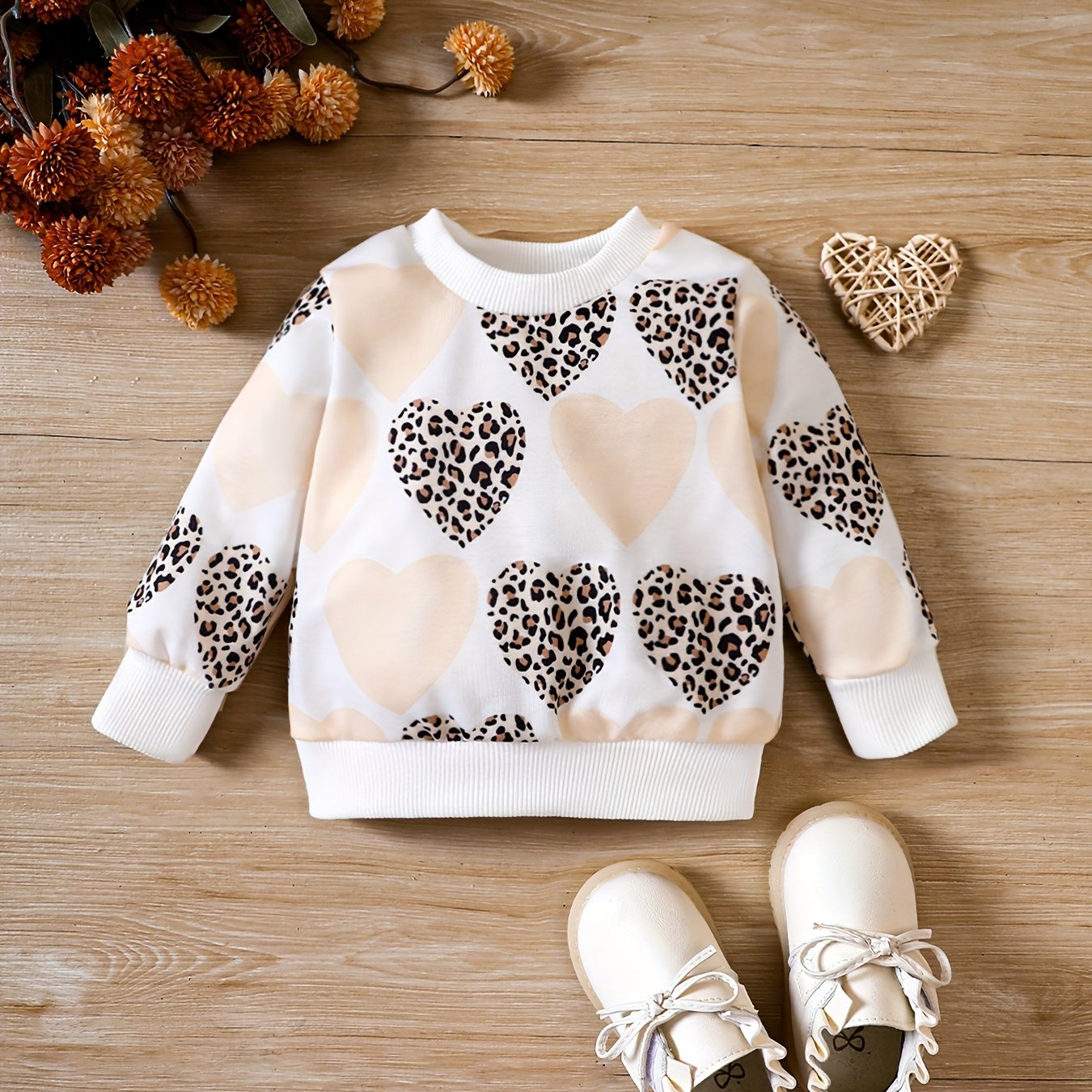 Leopard Love Printed Toddler Sweatshirt