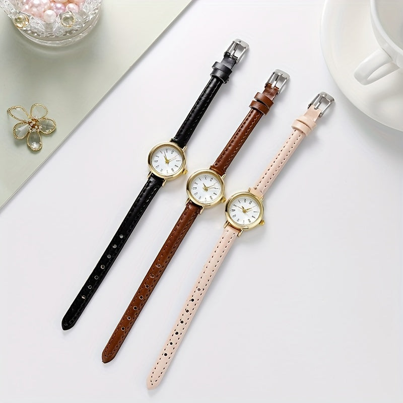 Retro Rome Fashion Analog Quartz Wrist Watch for Women