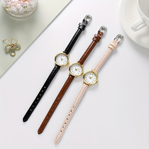 Retro Rome Fashion Analog Quartz Wrist Watch for Women