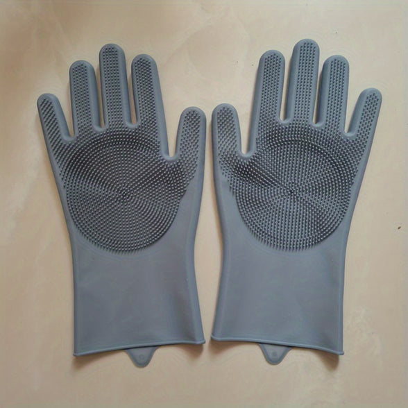 Multi-Functional Silicone Dishwashing Gloves