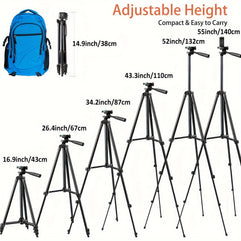 Zonei 51 Adjustable Tripod Stand: Your Ultimate Companion for Live Streaming, Meetings, and Outdoor Photography