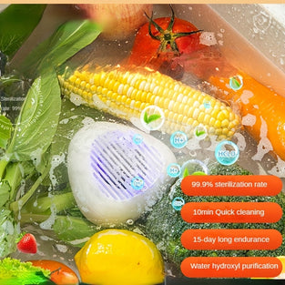 Smart Fruit And Vegetable Cleaning Machine, Household Portable Wireless Food Purifier, Pesticide Residue Removal, Sterilization Purifier, Meat And Vegetable Washing Machine