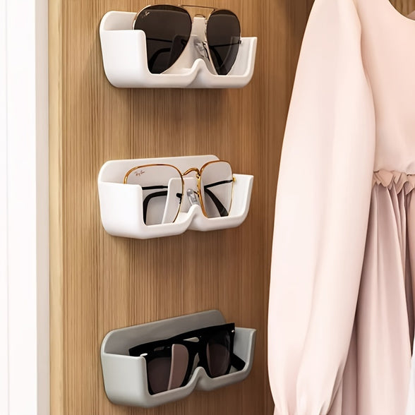 Space-Saving Wall-Mounted Eyeglass Storage Rack