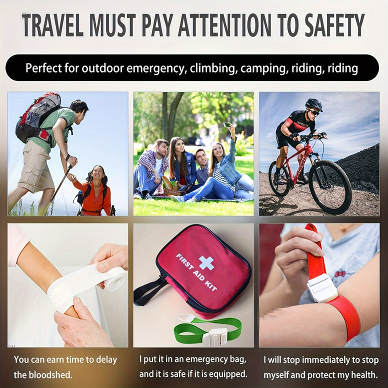 1pc Emergency Tourniquet Buckle: Essential Outdoor First Aid Tool