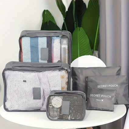 6 Pcs Travel Luggage Storage Bags