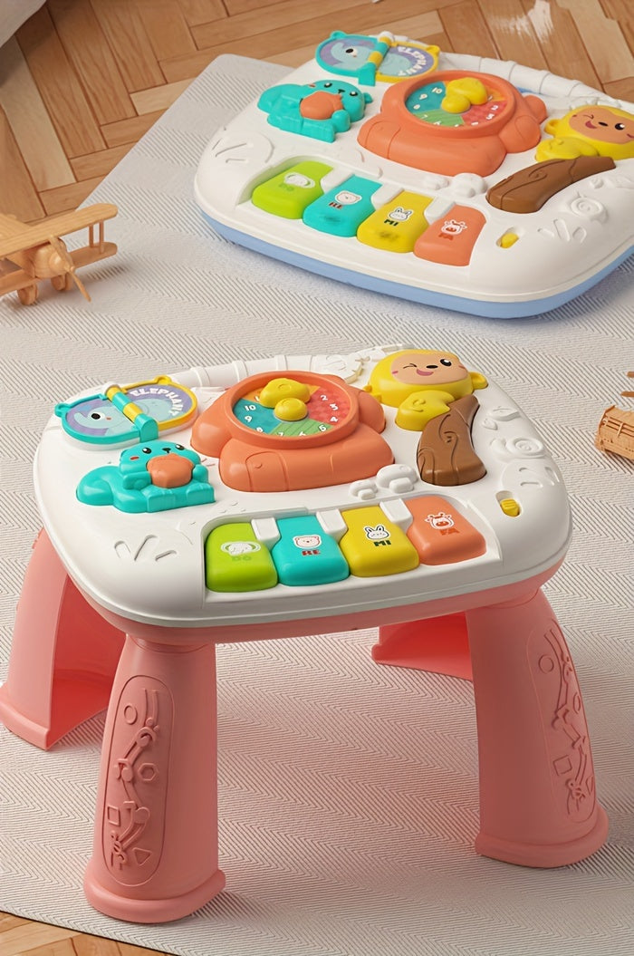 Interactive Musical Activity Center for Toddlers 18 Months and Up Educational Engaging Features Colorful Textures Promotes Imaginative Play