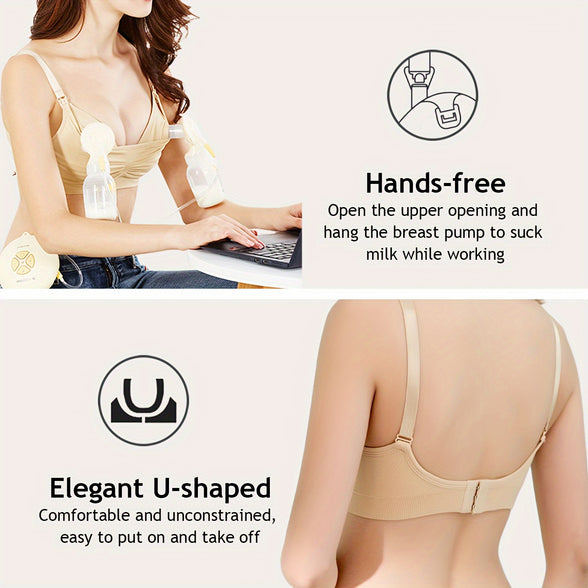 Flexible Maternity Bra with Easy Nursing Access