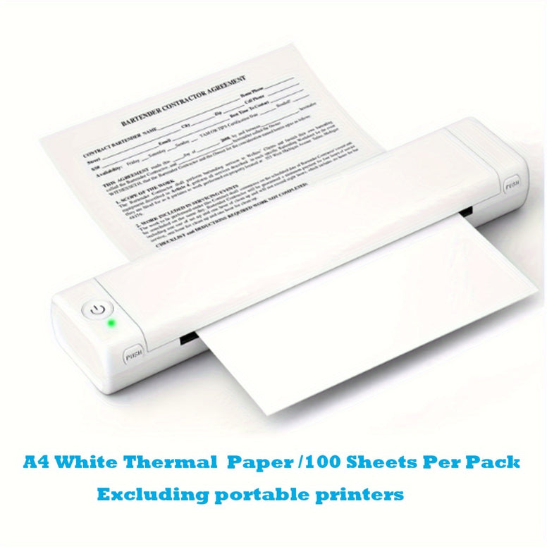 A4 White Thermal Paper 100 Sheets High Quality Compatible with Laser Inkjet Printers