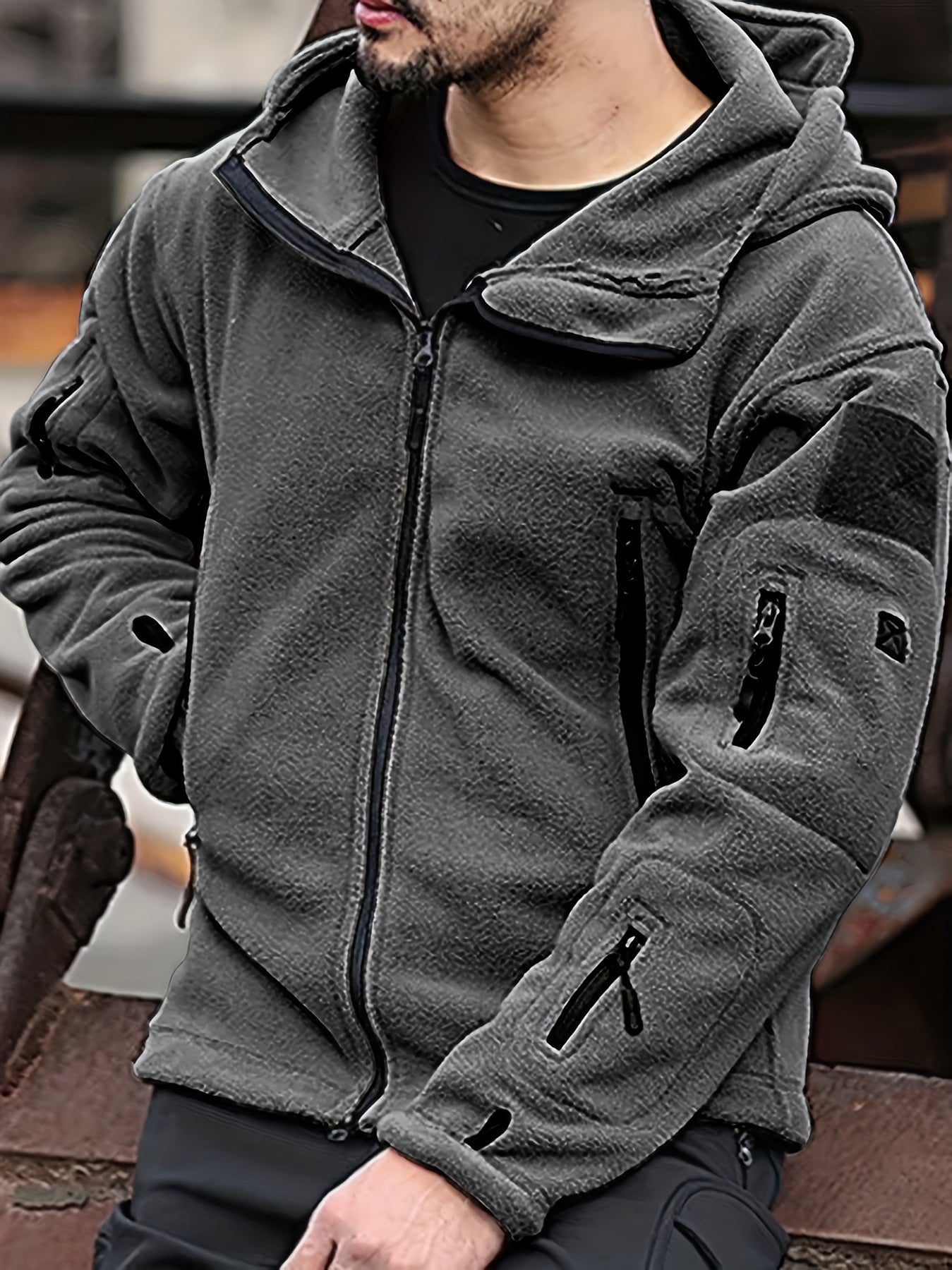 Men's Outdoor Fleece Coat