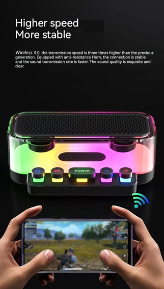 Ultimate Portable HiFi Wireless Speaker: Experience High-Quality  Surround Sound Everywhere You Go – Perfect for Living Room, Bedroom, Parties, Festivals, Holidays & Celebrations. The Ideal Gift for Your Girlfriend, Boyfriend, or Friend!