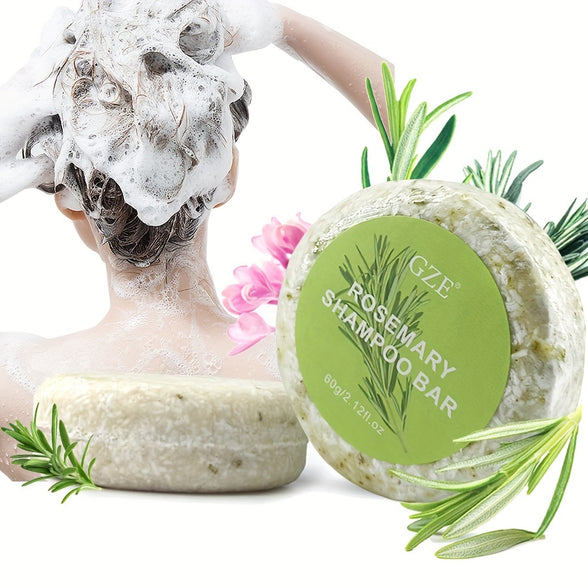 Rosemary Shampoo Soap: Strengthening Beauty Hair Care Essential Oil Bar for Men and Women